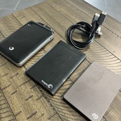 External HHD Drives 1T / 500GB