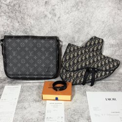 LOUIS VUITTON District PM Eclipse Monogram Eclipse