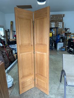 Closet by fold door
