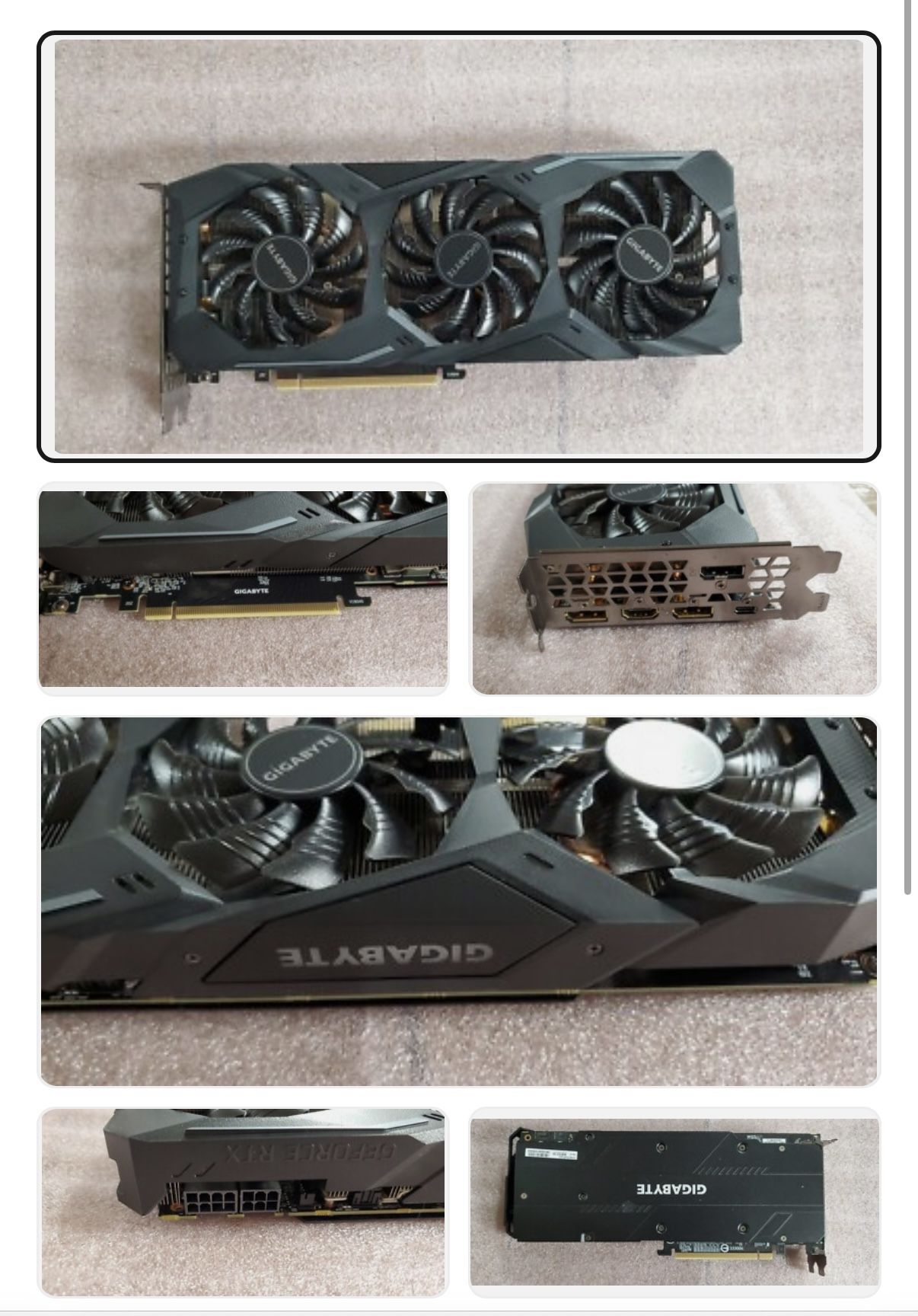 GIGABYTE GeForce RTX 2070 WINDFORCE 8GB GDDR6 Graphic Card (GV-N2070WF3-8GC)