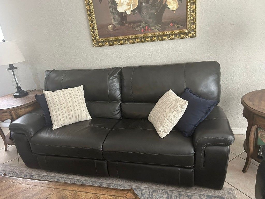 Leather Sofa Recliner