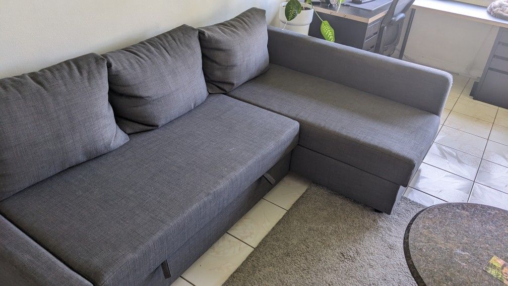 Ikea Friheten Couch Sleeper Sectional -  3 Seater with Storage