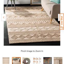 Safavieh 8/10 Rug Wool Beige Color 