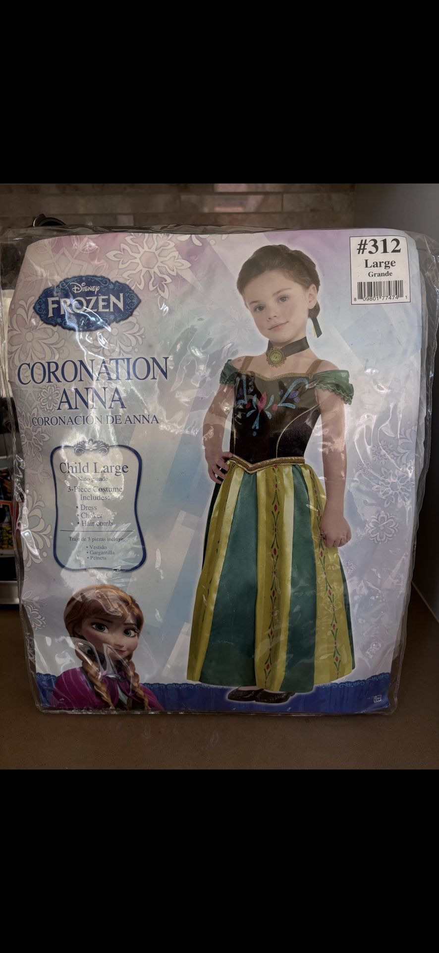 Disney Frozen Anna Costume