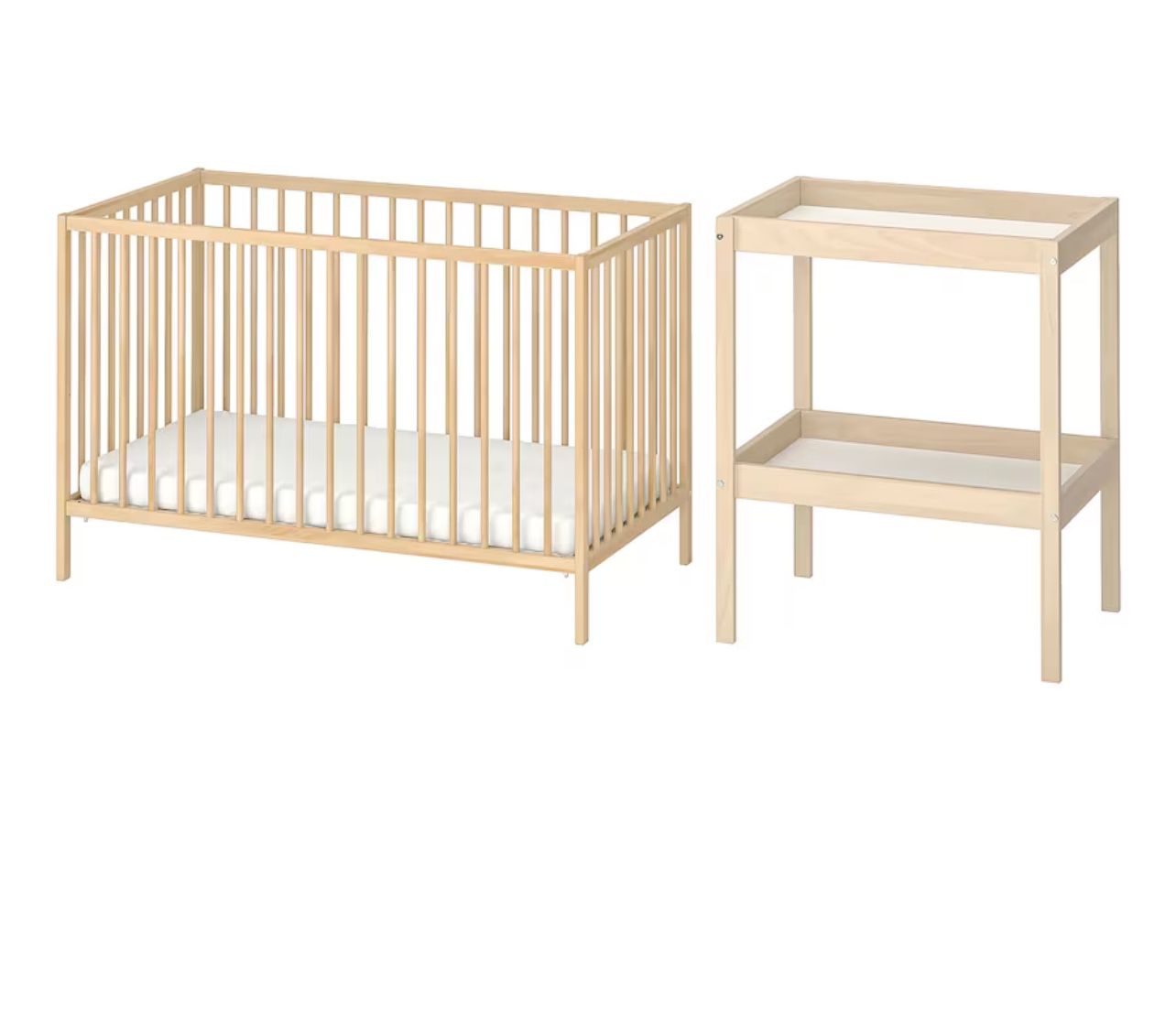 Crib And Changing Table Included Mattress 