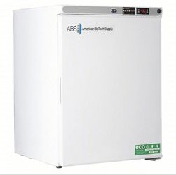 AMERICAN BIOTECH SUPPLY Freezer: 4 cu ft Freezer Capacity, -27° to -33° Freezer Temp Range (C)