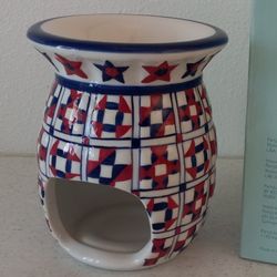 PartyLite Quilted Aroma Melts Warmer P7032