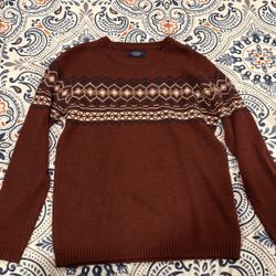 Maroon Holidays Sweater - XL