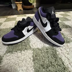 Nike Air Jordan 1 Low Court Purple