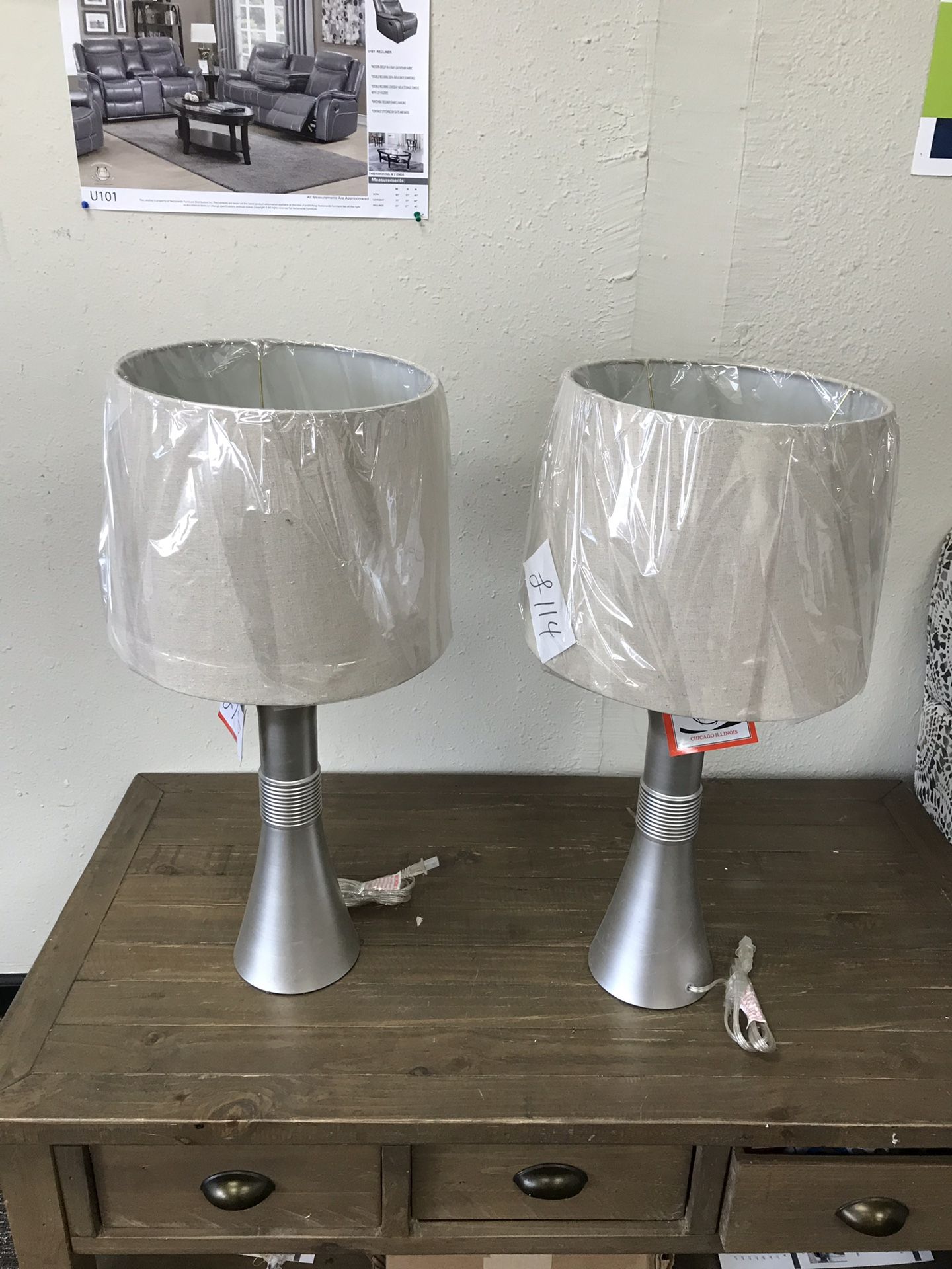 Lamp sets $80-$100 per set