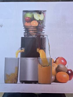 Juicer machine,  slow masticating cold press juicer