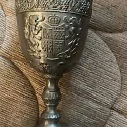 Pewter Chalet Cup