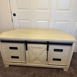Farm style tv stand