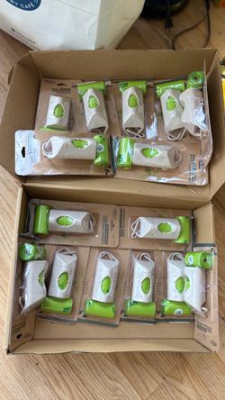 Dog Waste Bag Dispensers with Refill Rolls – Bulk Lot