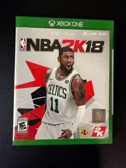 NBA 2K18 (Microsoft Xbox One, 2017) CIB - Kyrie Irving Cover