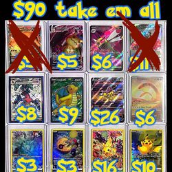 Random Pokemon Card Lot (ex, VStar, VMax, Full Art, IR)