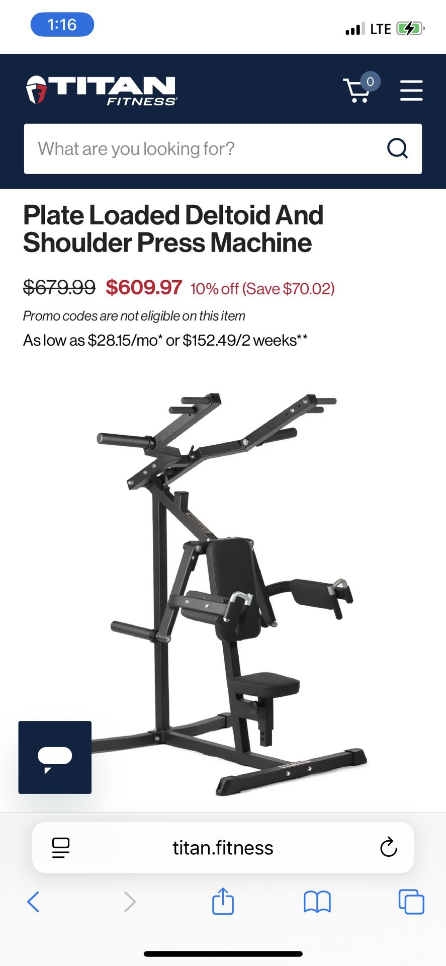 Plate Loaded Deltoid And Shoulder Press Machine