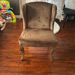 Grey Accent Chair 