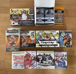 Various Sports (Basketball, Football, Baseball) Boxes and Packs