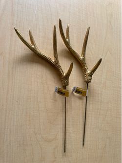 Decorative Gold Antler Floral Picks – $5 for Both home decor