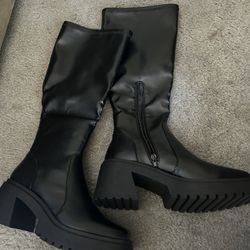 Black boots