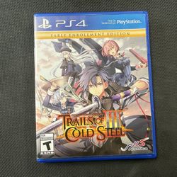 The Legend of Heroes Trails of Cold Steel III Early Enrollment Edition For Ps4