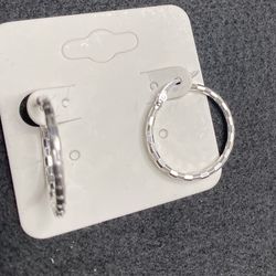 925 Silver Hoop Earrings 