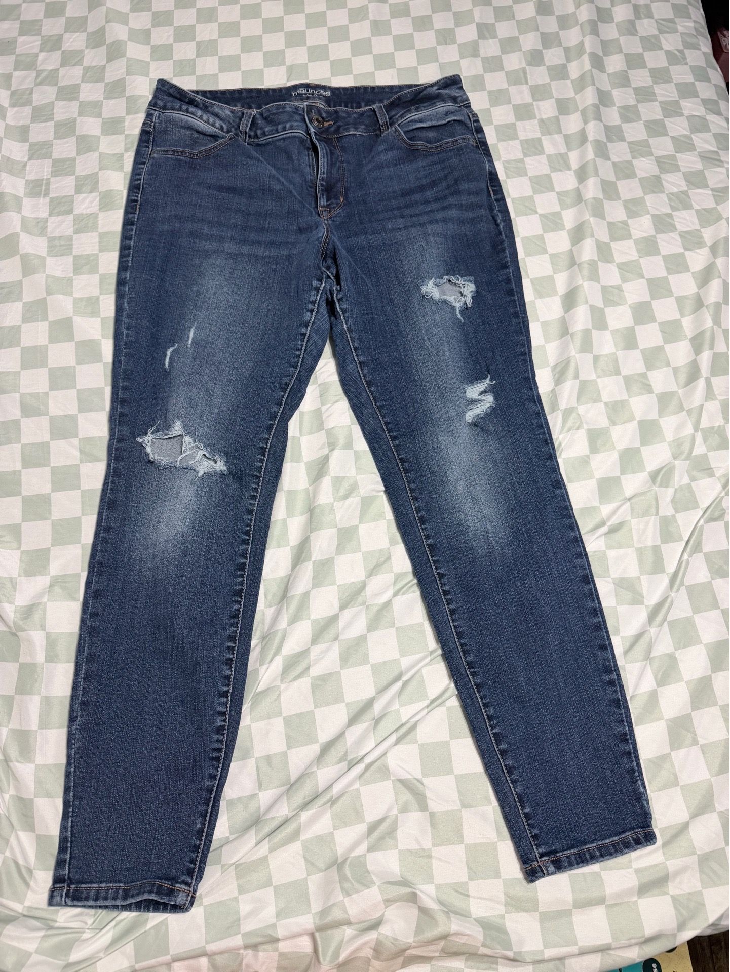 Maurice’s Skinny Ankle Jeans, 16 W