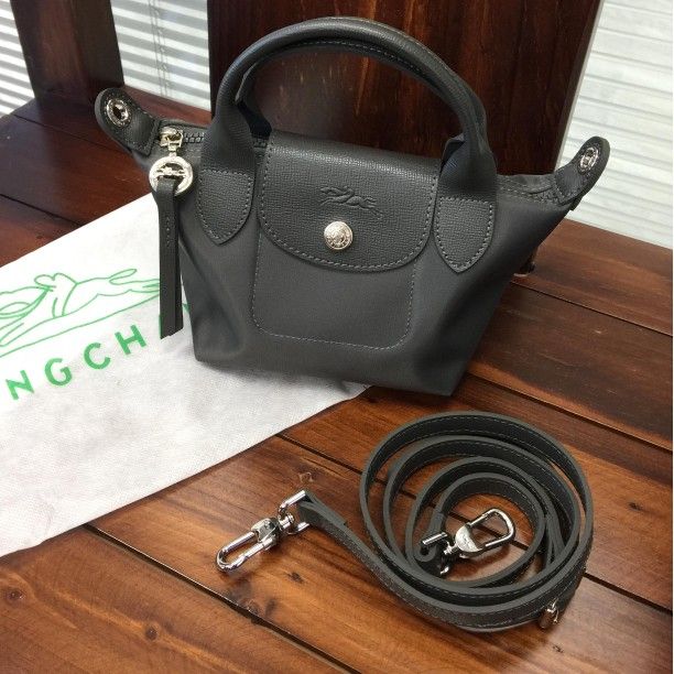 LongChamp Le Pliage Neo Mini pouch with Shoulder Strap