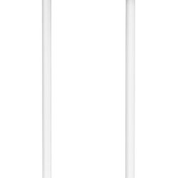 TUTOTAK Tall Round Side Table, Small End Table, Set of 2, Beside Table, Drink Table, Pedestal Side Table, livingroom, White TB01BW0652

