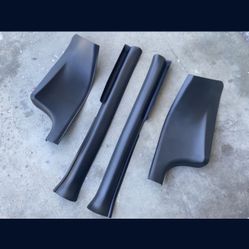 21-23 TESLA MODEL Y 4 PCS CARBON FIBER STYLE DOOR EDGE GUARDS $50
