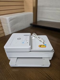 HP Envy Pro 6458 All-in-One Wireless Printer – White (No Ink)