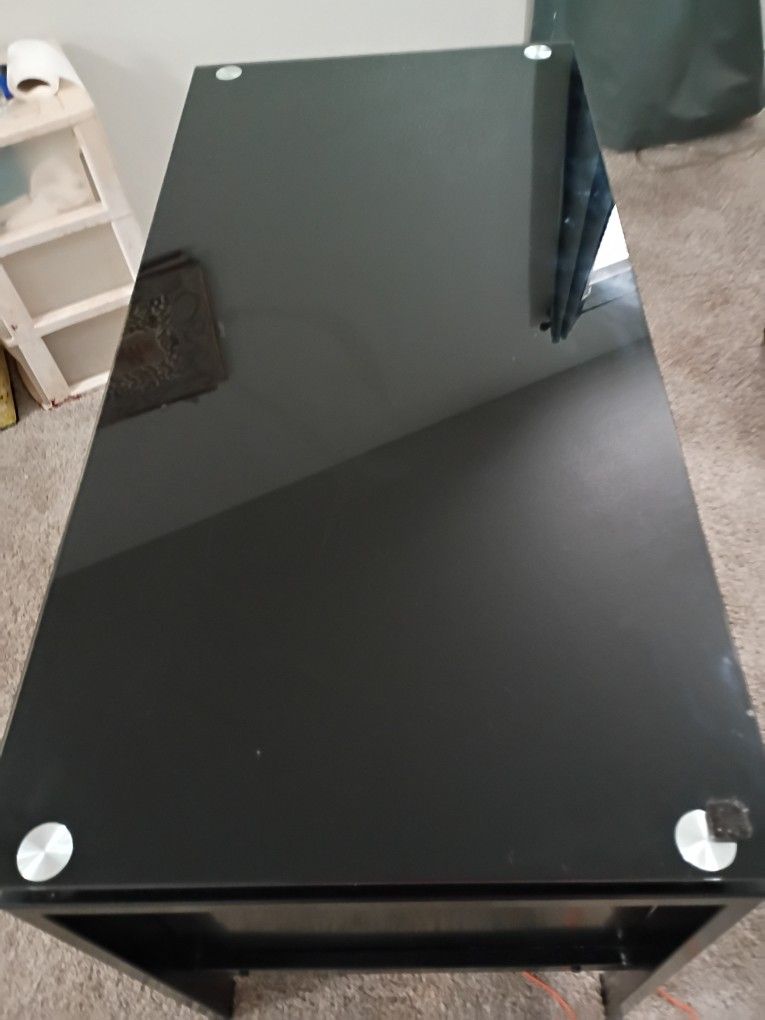 Glass Top Desk