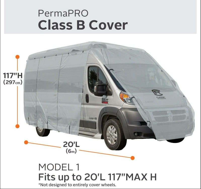 Class B Motorhome Cover: Fits Class B RVs