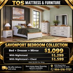 Savonport Bedroom Collection Furniture Set 🚚WE DELIVER🚚
