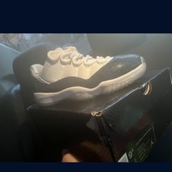 Blue Snake Skin 11s Size 9.5 Clean No Flaws