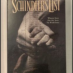 Schindler's List {VHS} 2-Tape Set 1994 Liam Nelson Brand New Factory Sealed