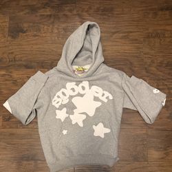 Sp5der Beluga Hoodie Heather Grey, Size M 1:1 Negotiable