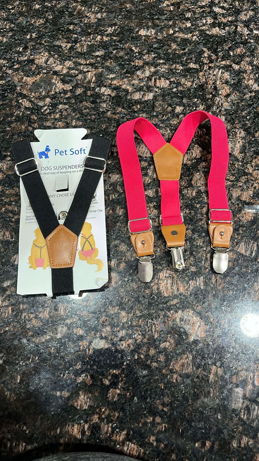 Pet Soft Dog Suspenders New