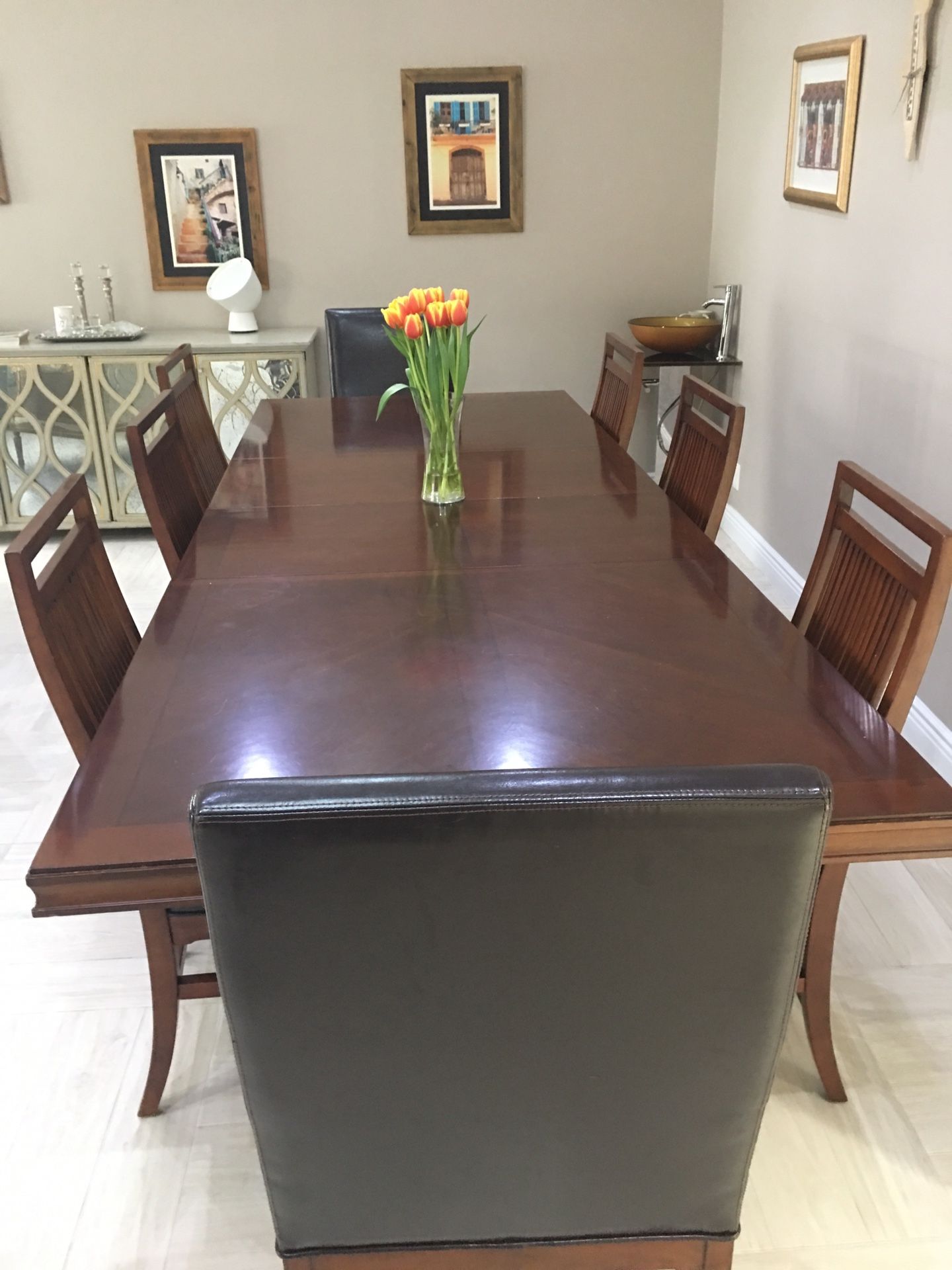 Dining set 8 chairs