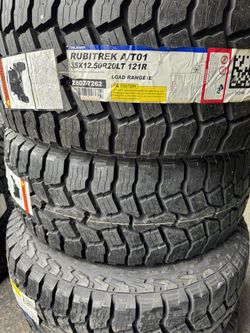 ONLY 2 Tires - 35x12.5r20 Falken Rubitrek Under Retail