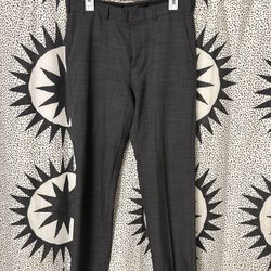 Gray Slacks Dress Pants