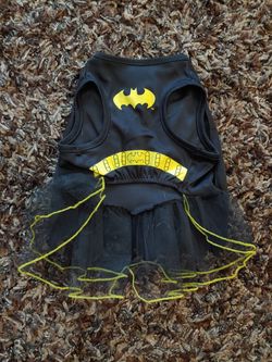Bat girl dog costume