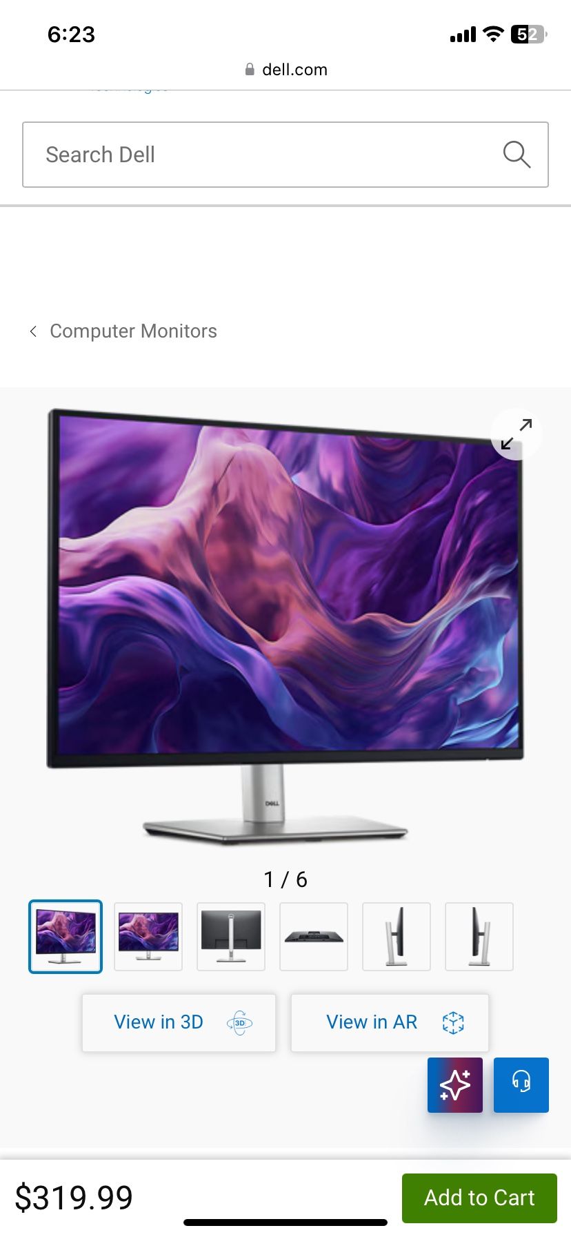 Dell 24 Inch Monitor- Brand New