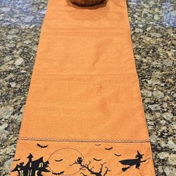 Extra Long Halloween Table Runner 90 Inches By 13 Inches 