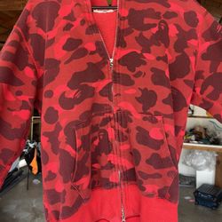 Rare double Hooded Bape Hoodie
