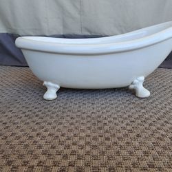 Yard Art Planter Pot - Vintage Bathtub - 21" Long