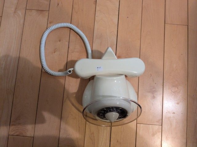 Antique White Rotary Airplane Phone