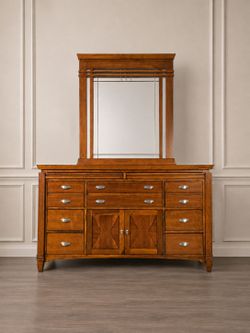 Fairmont Designs Dresser with Mirror – Solid Wood – 66" Wide