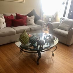 Living  Room Set With Table Set 